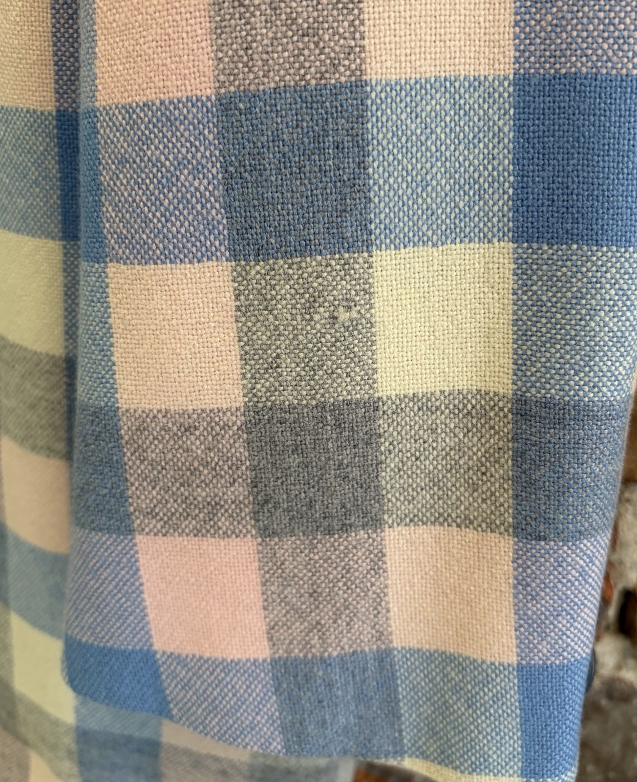 Oxxford Mens Pastel Plaid Onwentsia Sport Coat Maus & Hoffman Size 46T Excellent