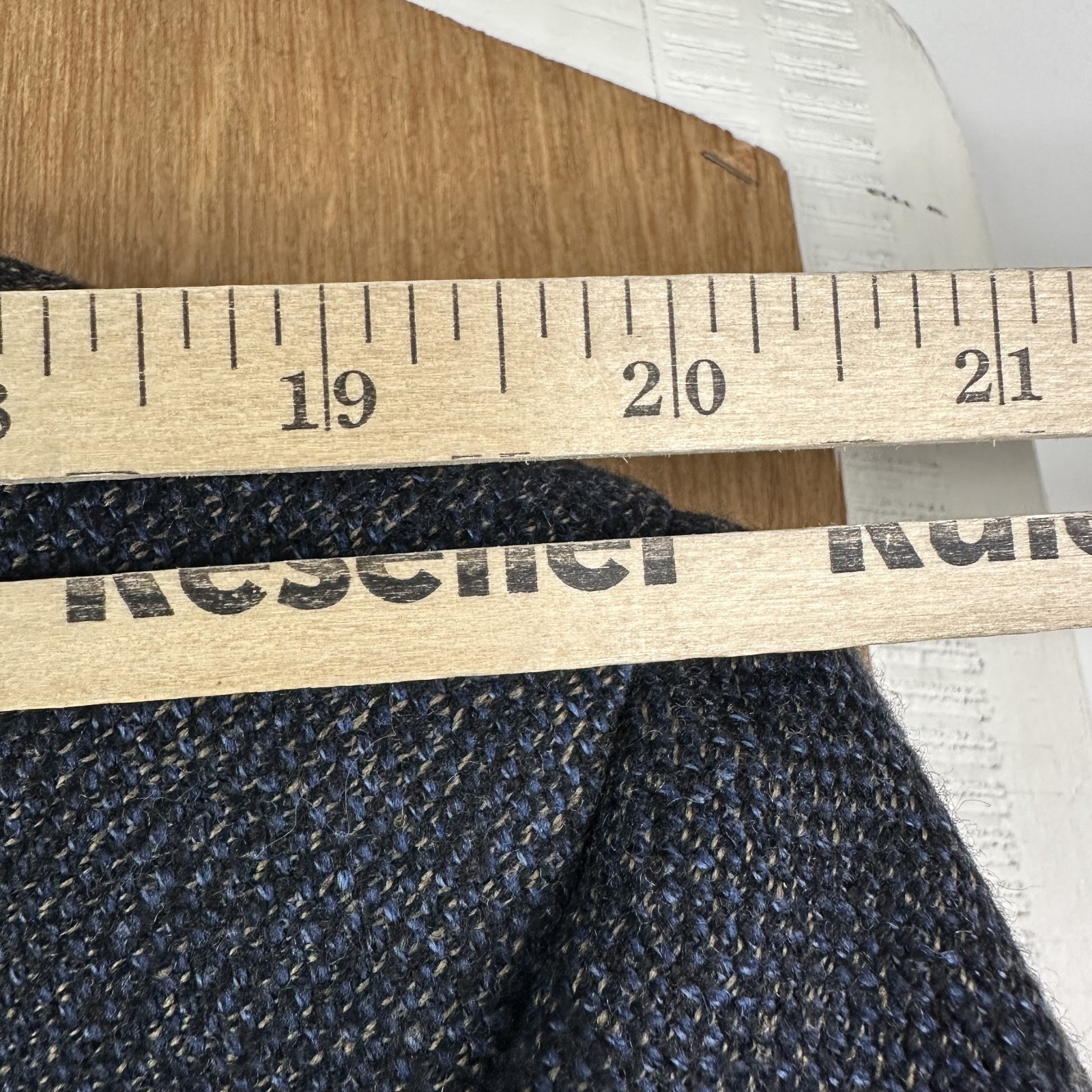 Ermenegildo Zegna Sport Coat Mens 48R Navy Blue 3 Button Cashmere Wool Coat