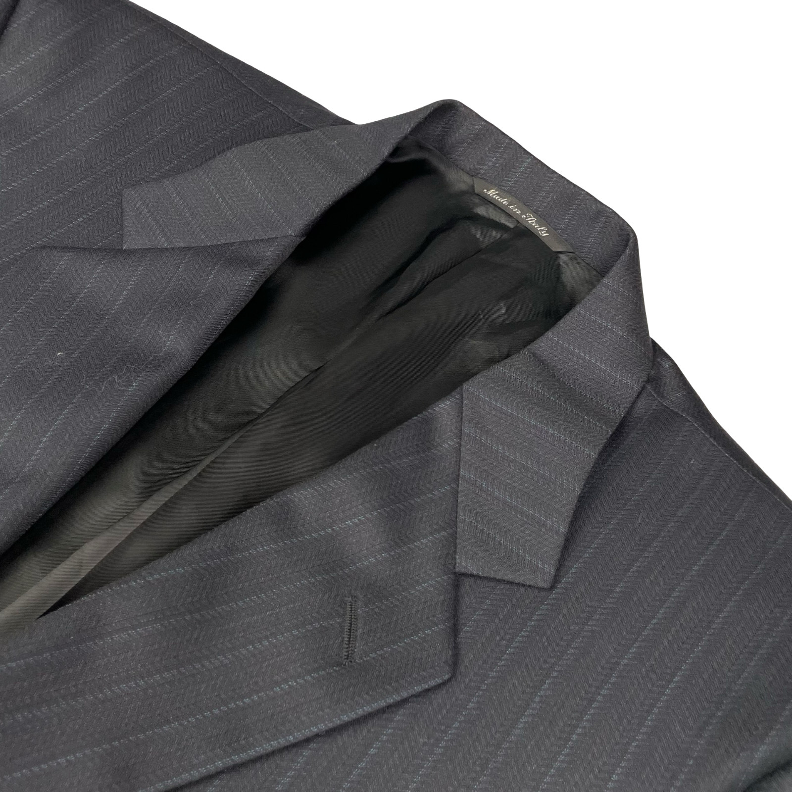 NEW Canali Men’s 100% Wool 2-Button Blazer Navy Stripe • Italy • 44L US | 54 EU