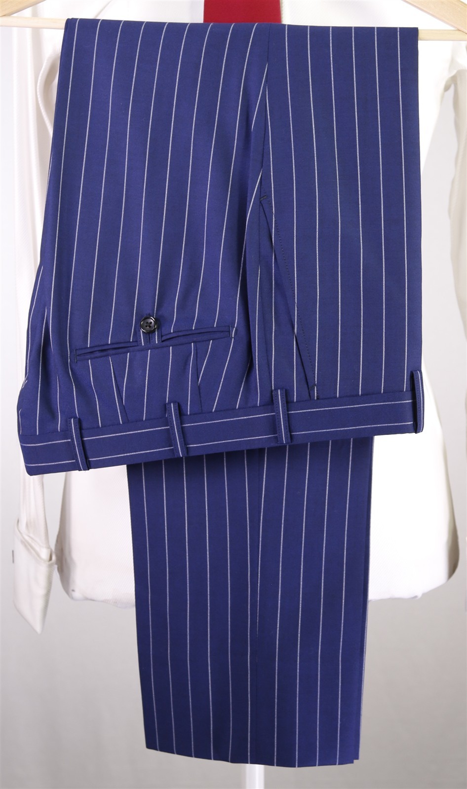 Paul Stuart Current Royal Blue Chalkstripe 3-Piece Wool Suit 38S