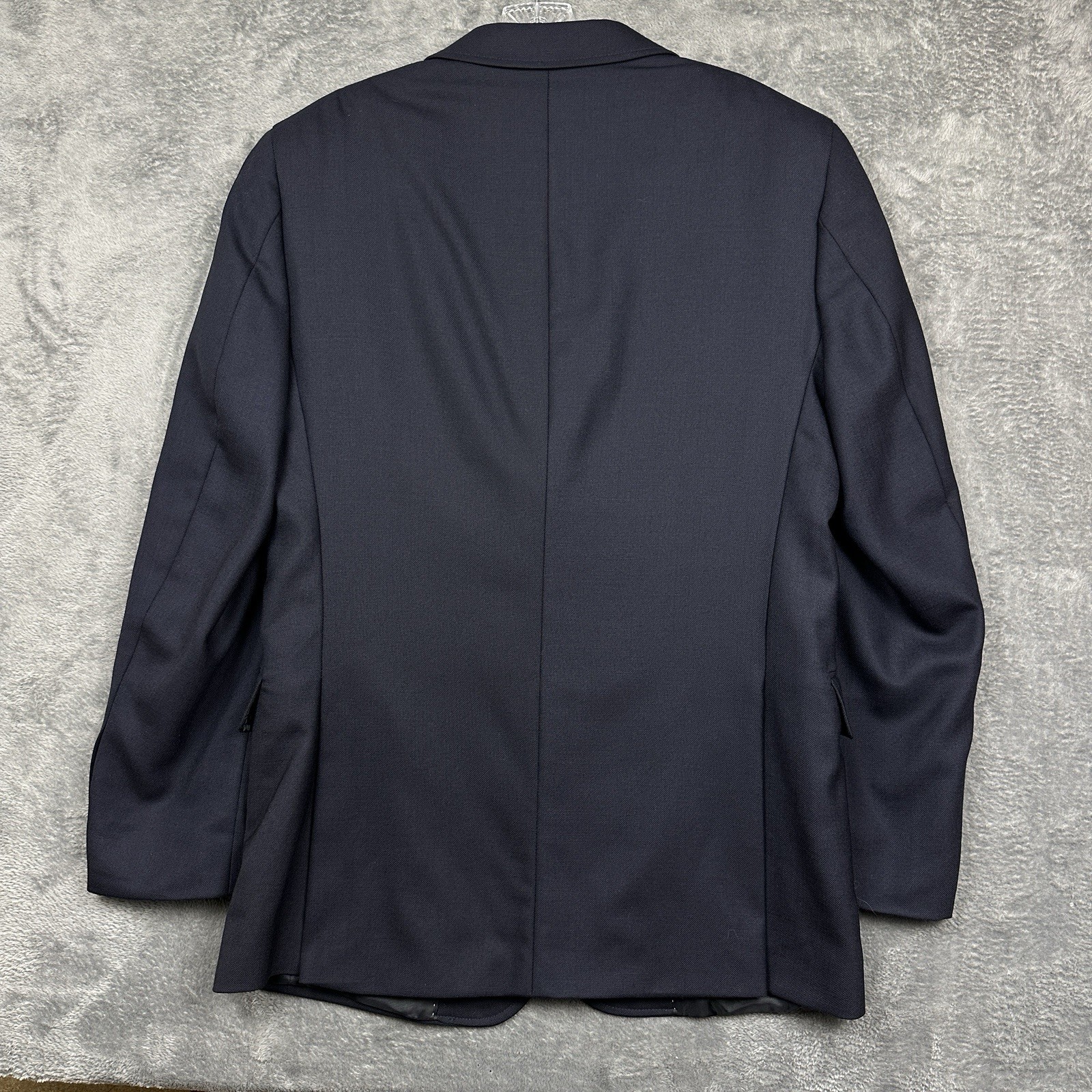 Tommy Hilfiger Blazer Men’s 40R Navy Blue Gold Crest Buttons Classic Preppy EUC