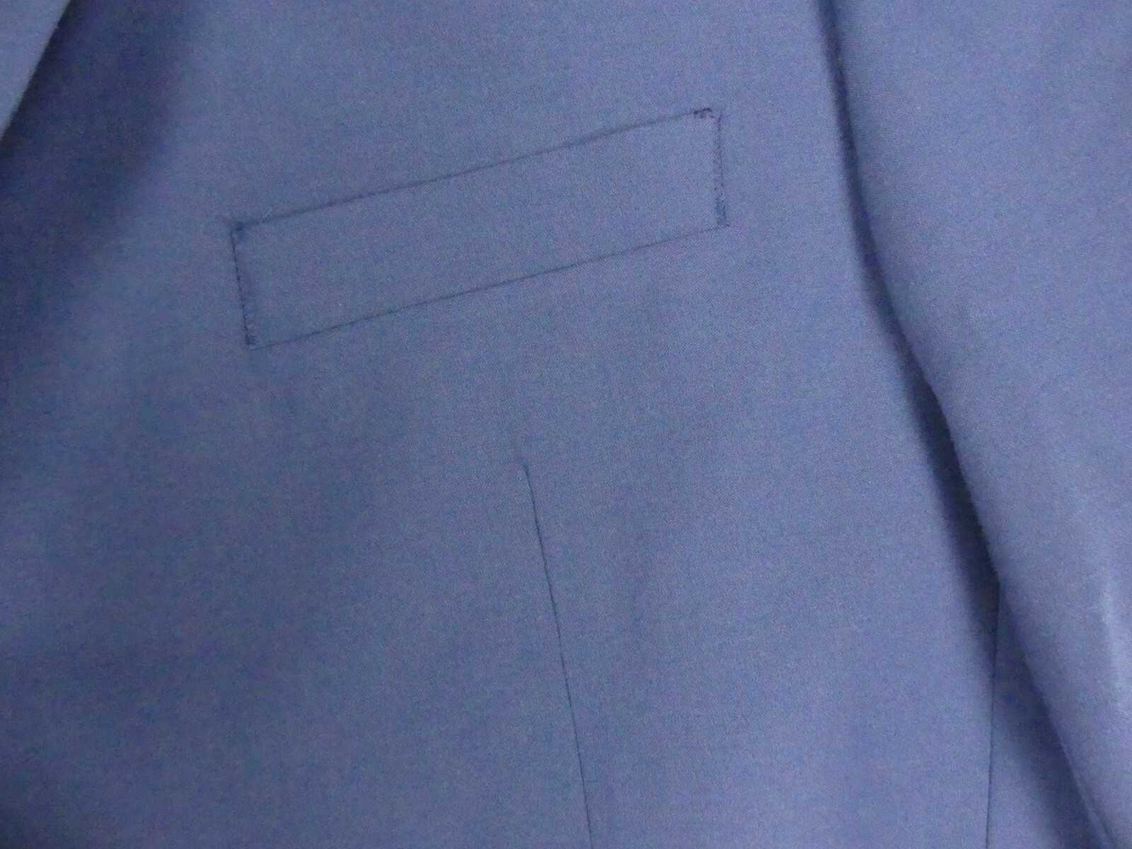 Stafford Suit Jacket Mens 54 Reg Mid Blue Smart Tech Wool Stretch