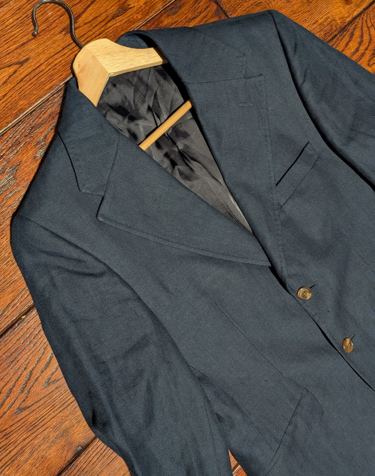 Thomas Farthing by Bucktrout Tailoring Moon Wool & Linen Blazer Men’s Size 36R