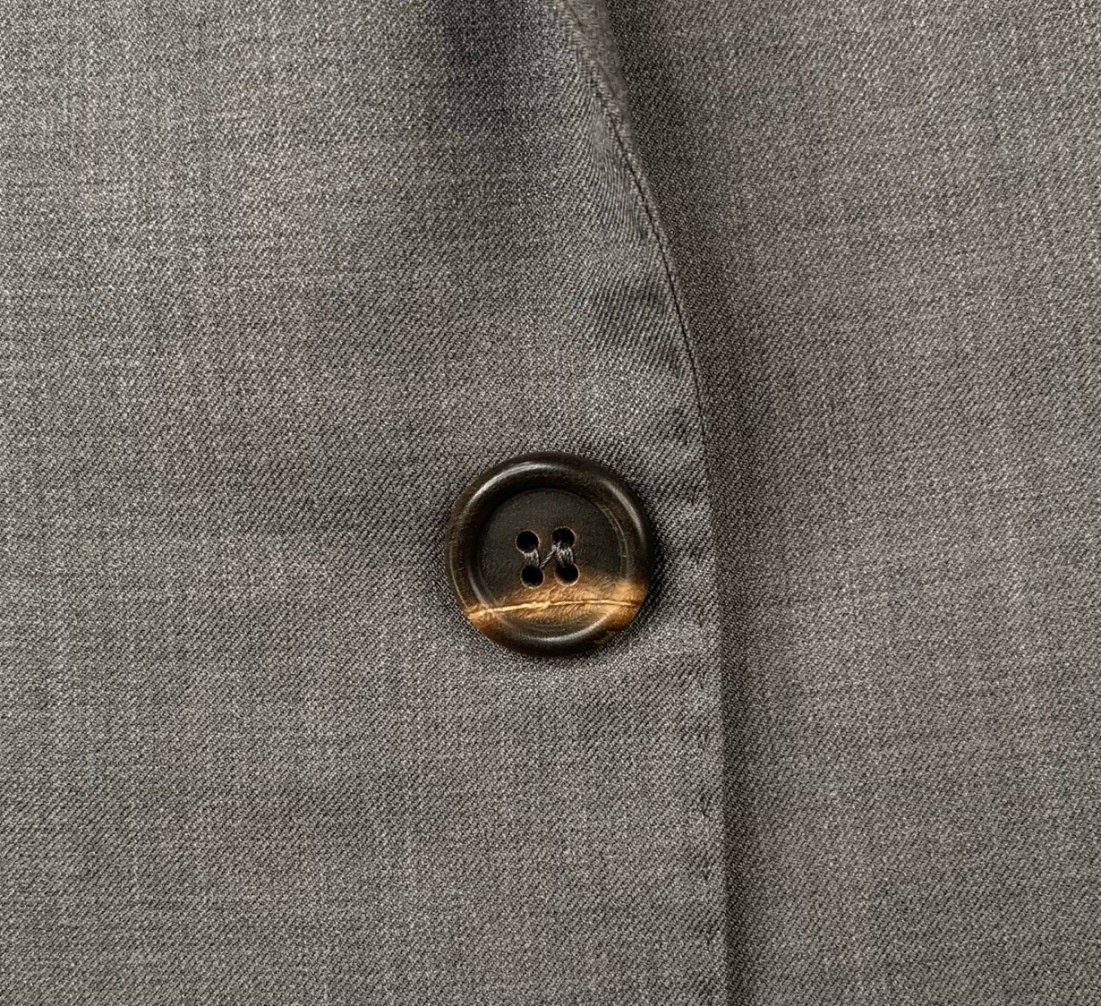 Mens 40 S Brunello Cucinelli Mid Grey 3/2 Roll Wool Blazer Made Italy