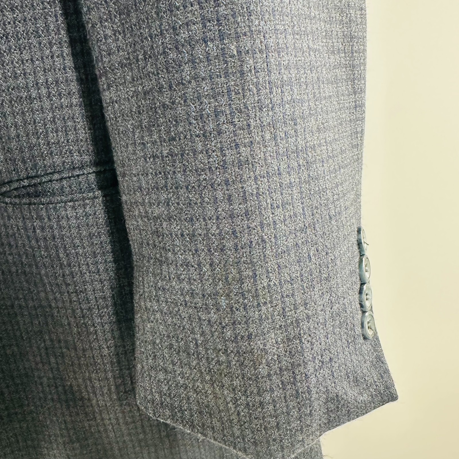 Franco Lotti 2 Button Long Sleeve Classic Jacket Sport Blazer Blue Size 22 × 31