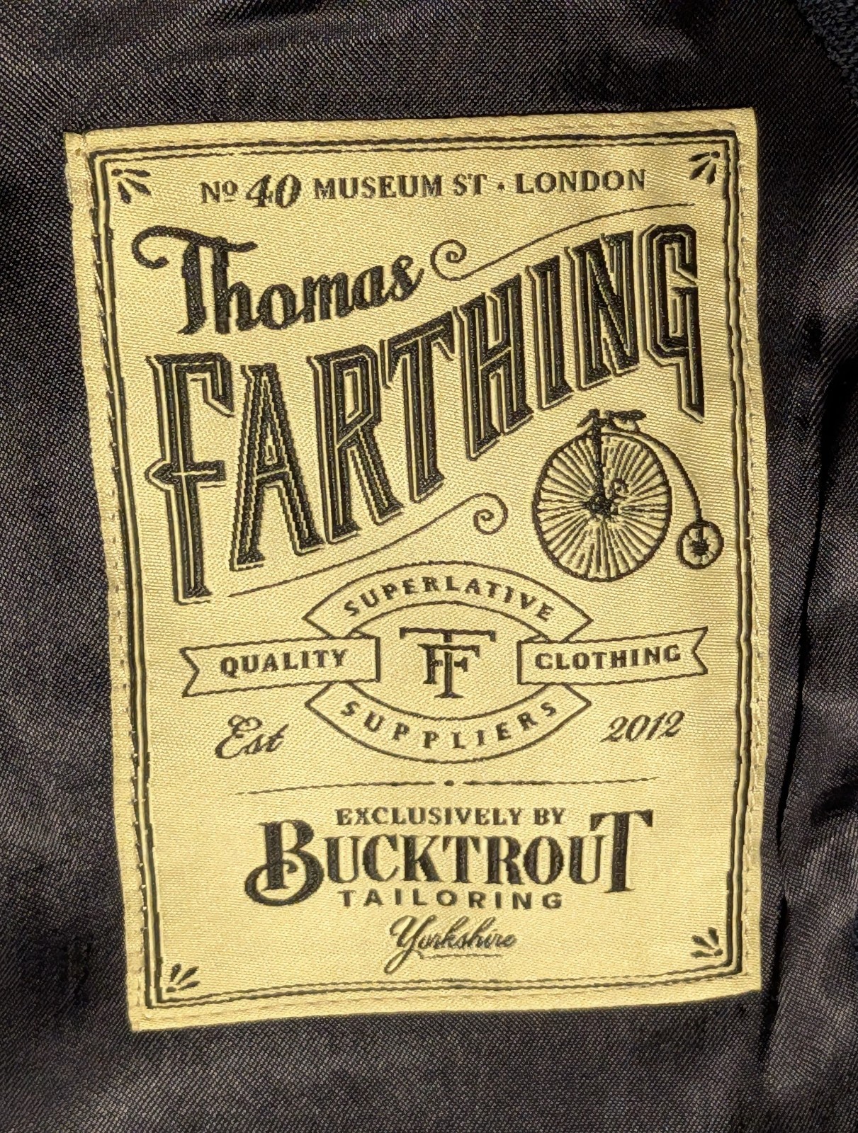 Thomas Farthing by Bucktrout Tailoring Moon Wool & Linen Blazer Men’s Size 36R
