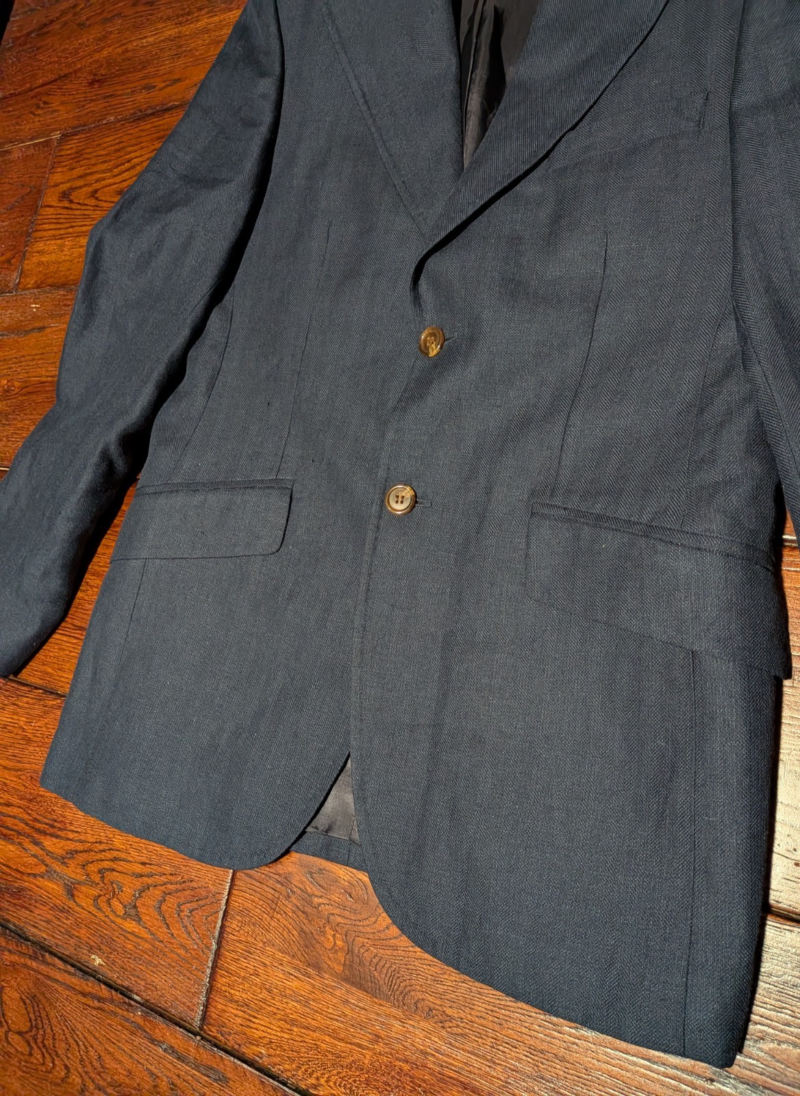 Thomas Farthing by Bucktrout Tailoring Moon Wool & Linen Blazer Men’s Size 36R