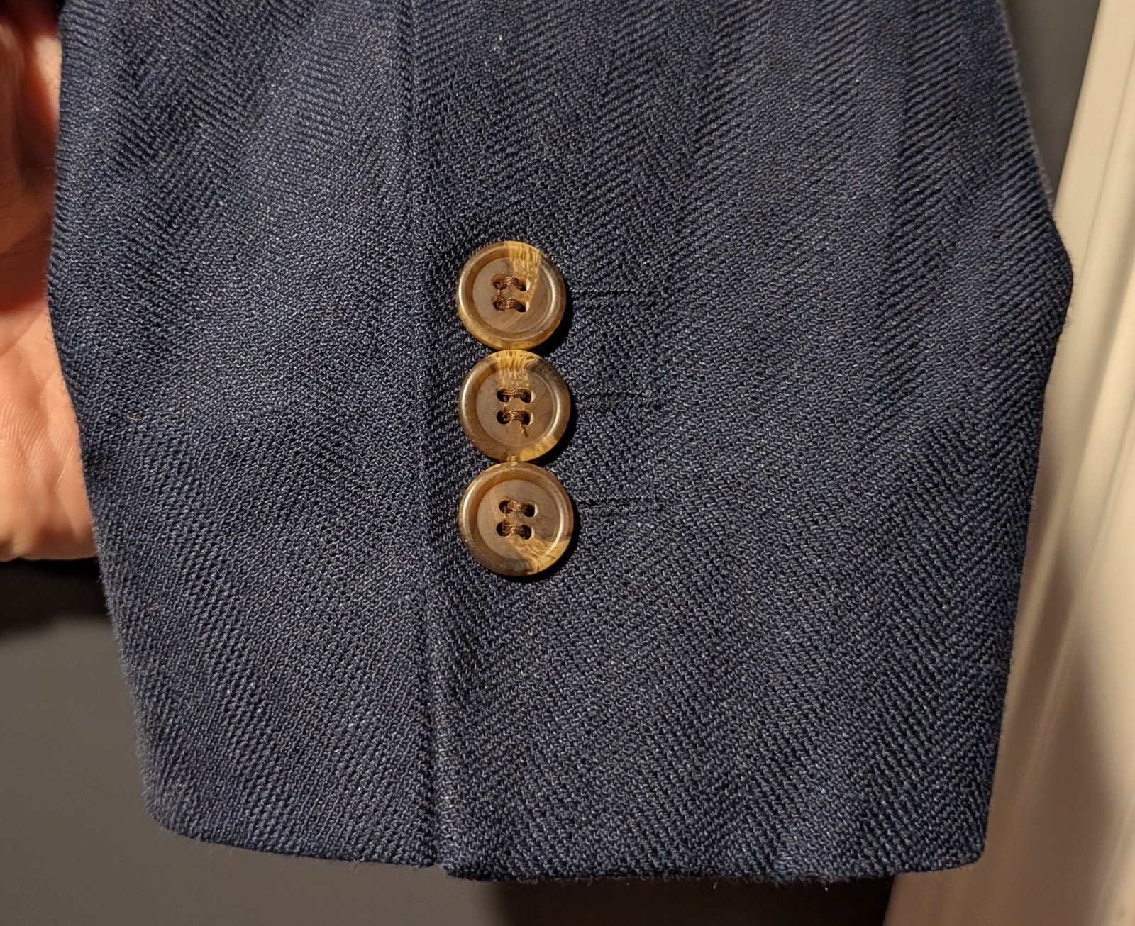 Thomas Farthing by Bucktrout Tailoring Moon Wool & Linen Blazer Men’s Size 36R