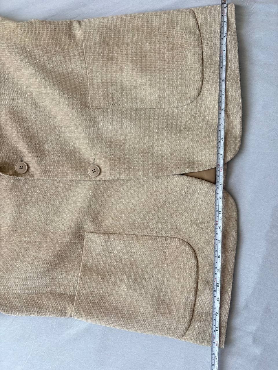 Dolce Gabbana Men’s Blazer Jacket Size 52 US 42 Cotton Blend Beige Italian Style