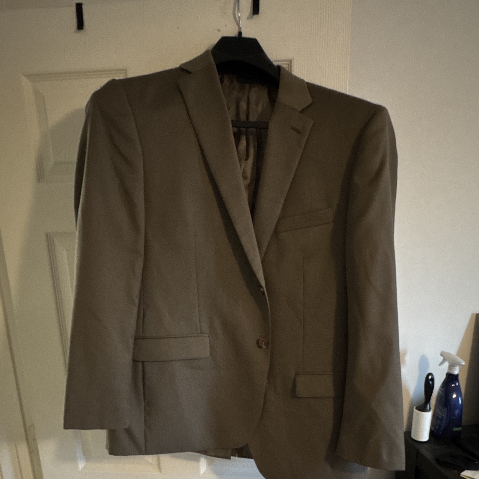 Ralph Lauren Men’s Brown Wool Twill Suit Jacket 44R 2-Button Notch