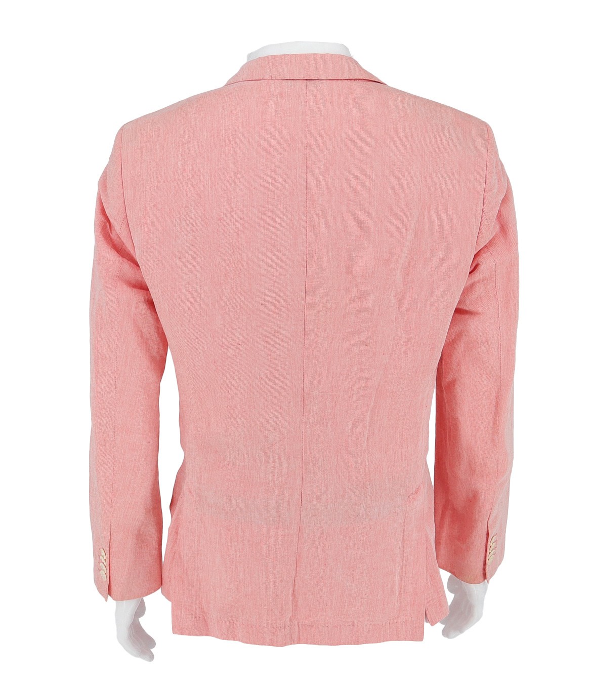 Hugo Boss Men’s Peach Blazer 42R Summer Sport Jacket Linen Cotton Blend