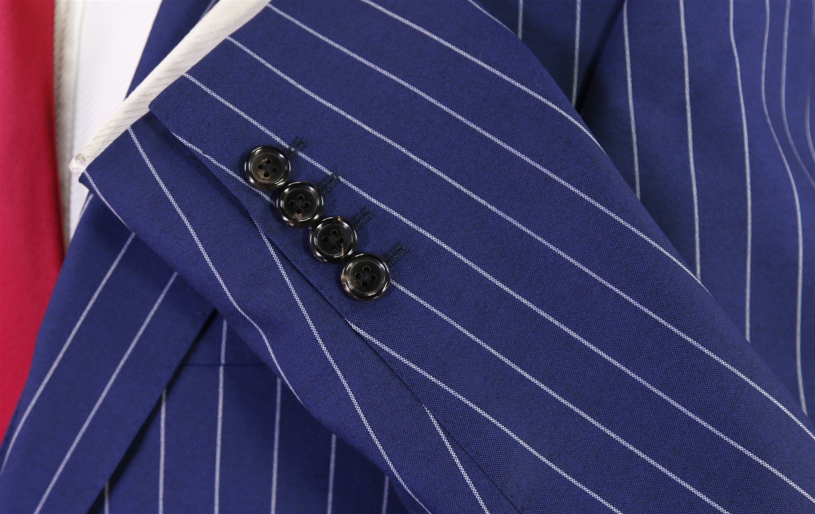 Paul Stuart Current Royal Blue Chalkstripe 3-Piece Wool Suit 38S