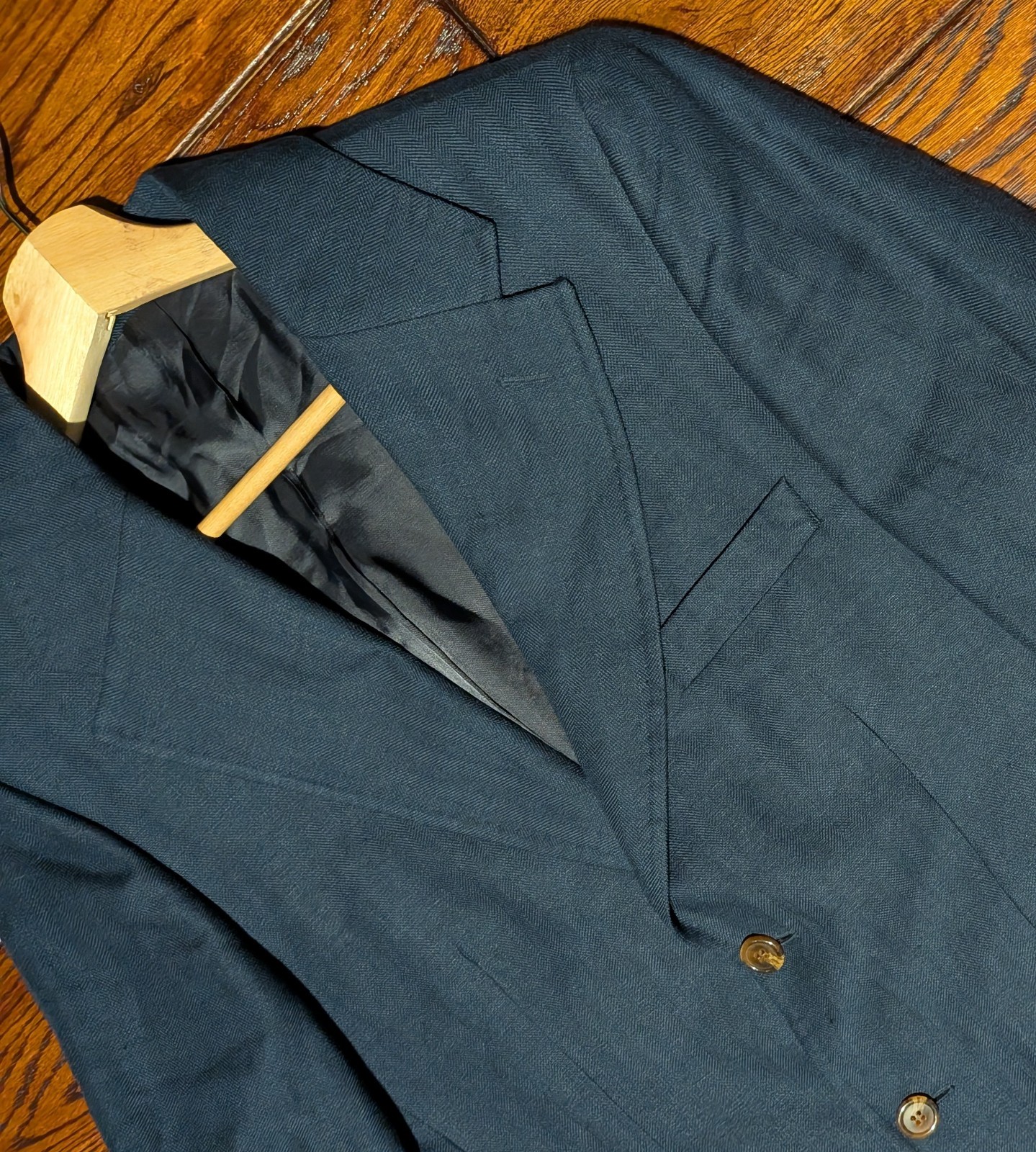 Thomas Farthing by Bucktrout Tailoring Moon Wool & Linen Blazer Men’s Size 36R