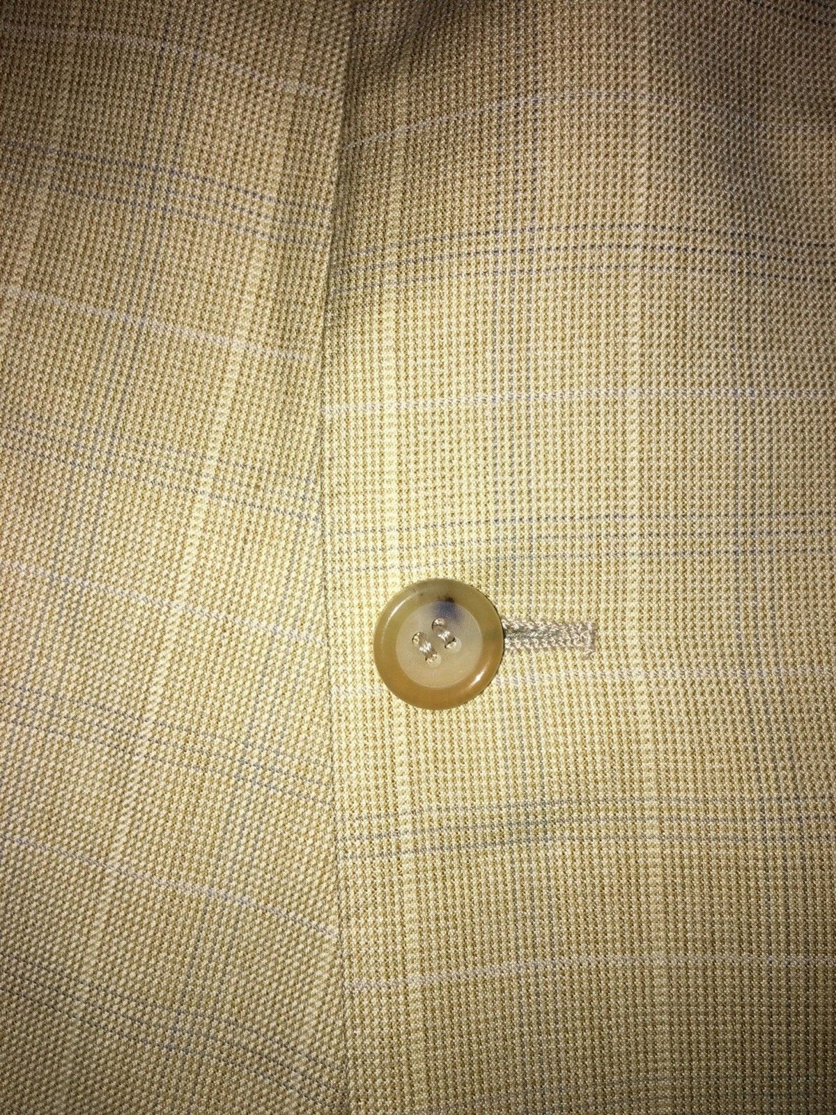Canali Mens Brown /Blue Check Wool Sport Coat Blazer Jacket Size IT 54L / US 44L
