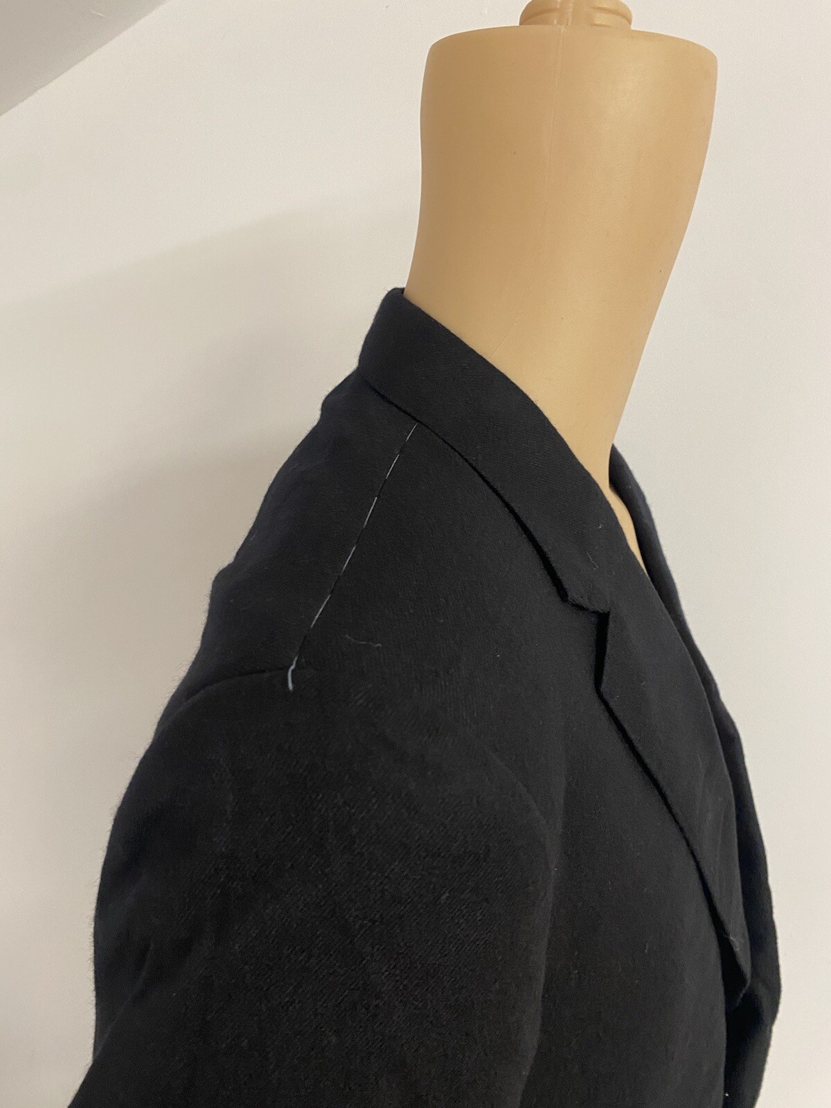 Lutwyche Black Wool Men’s Suit Jacket Blazer Various Sizes Hand Tailored