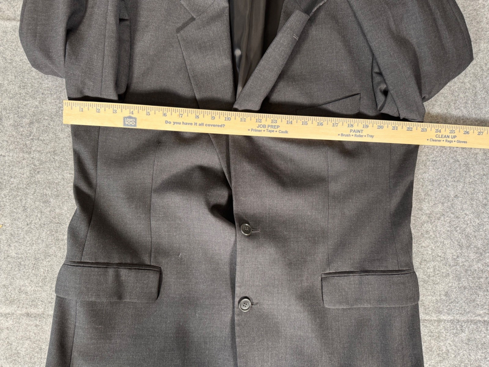 BROOKS BROTHERS BROOKSEASE WOOL CHARCOAL GREY BLAZER SPORT COAT SUIT JACKET 43 R