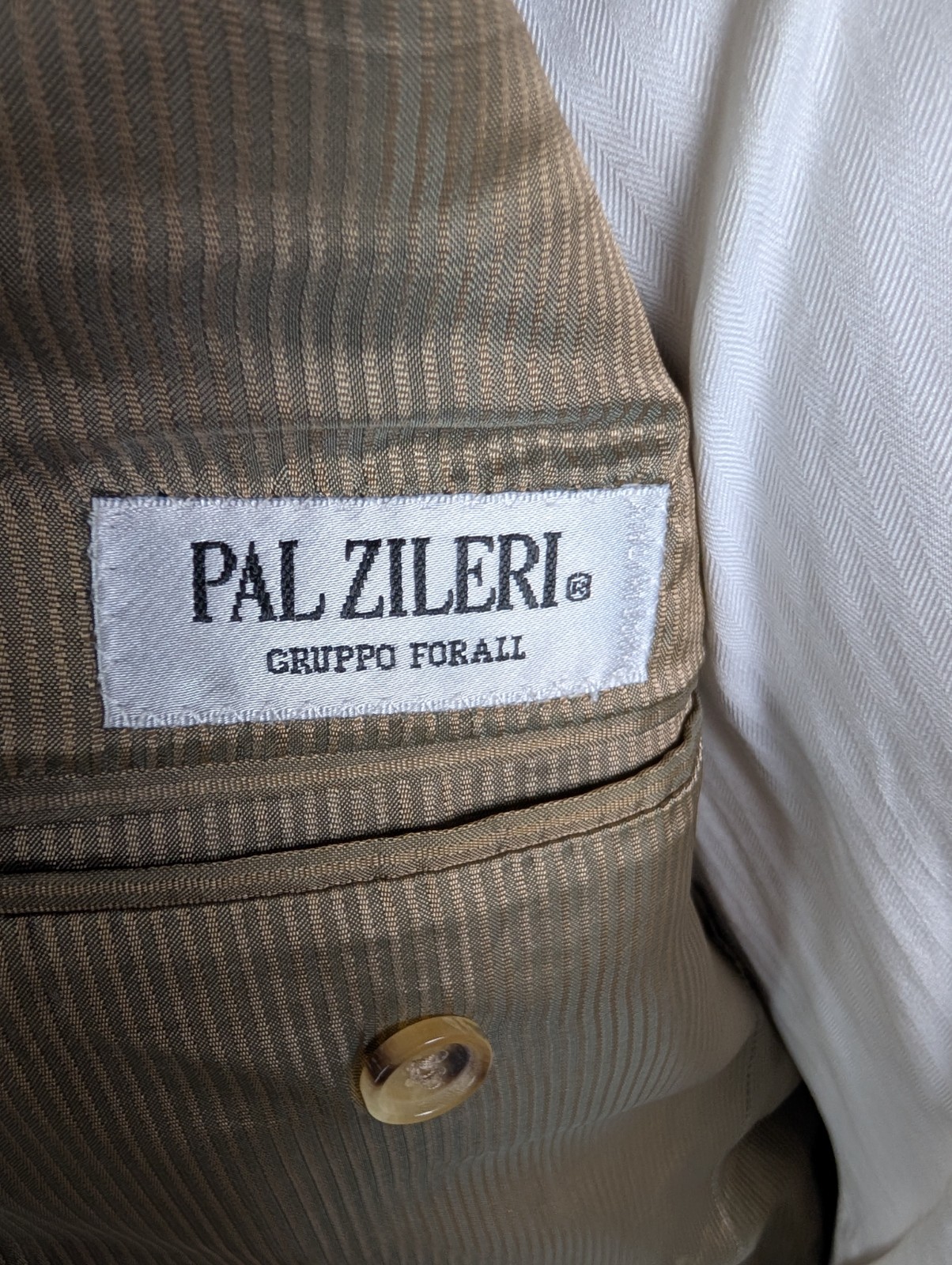 PAL ZILERI Sport Coat Dual Vent 100% Wool Houndstooth Check Sz 52R IT 42R US