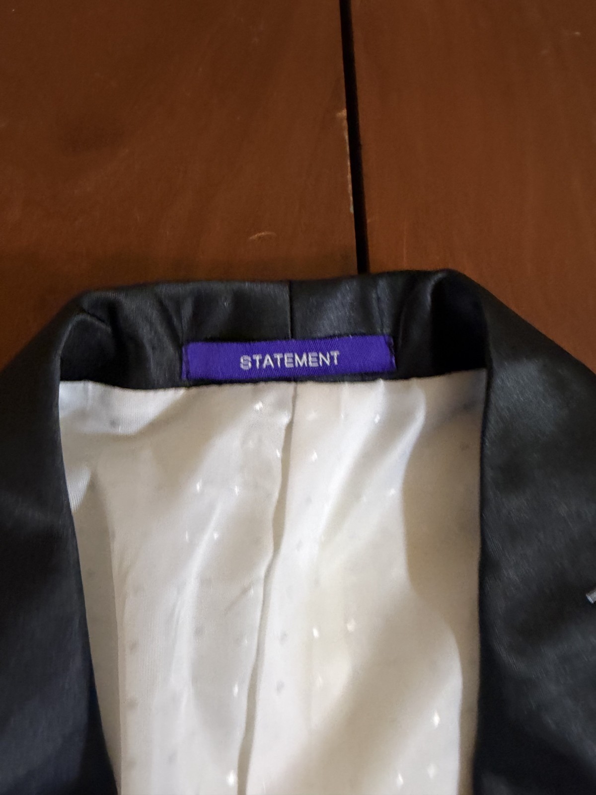 NEW STATEMENT Ivory Tuxedo Dinner Jacket Sport Coat Suit Blazer 42S 150s Wool