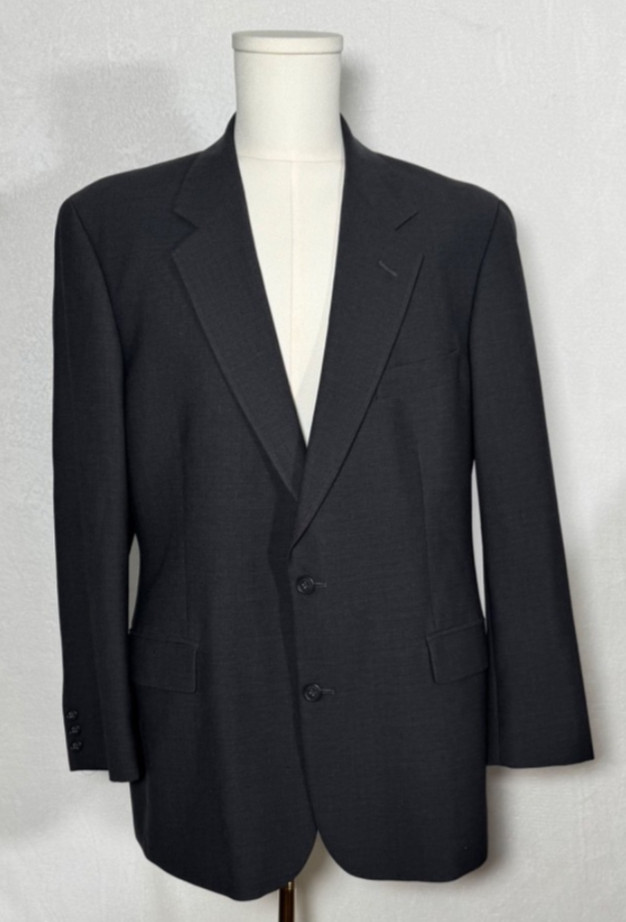 BROOKS BROTHERS BROOKSEASE WOOL CHARCOAL GREY BLAZER SPORT COAT SUIT JACKET 43 R