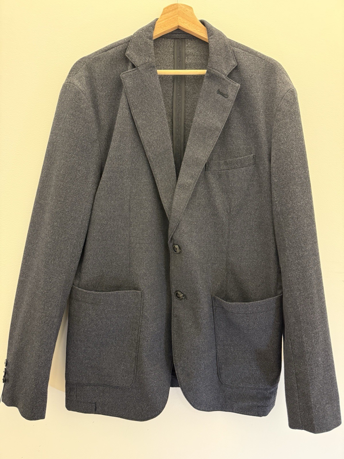 Mens Slim Fit Sport Coat 44R US Size JACK & JONES Dark Grey Blazer Jacket