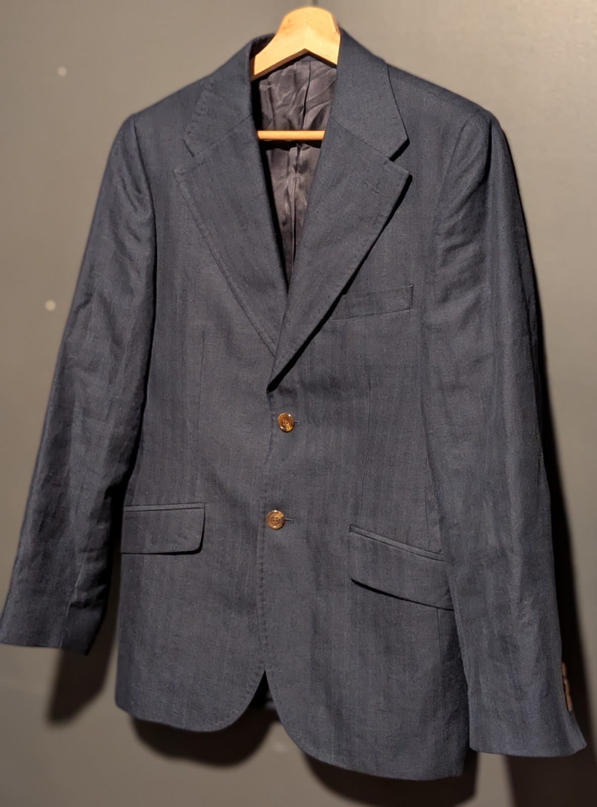 Thomas Farthing by Bucktrout Tailoring Moon Wool & Linen Blazer Men’s Size 36R