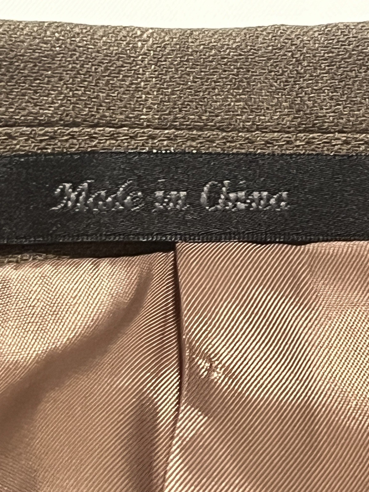 NWT Lauren Ralph Lauren Mens Wool Blazer 44L Windowpane Light Brown Tan Suitcoat