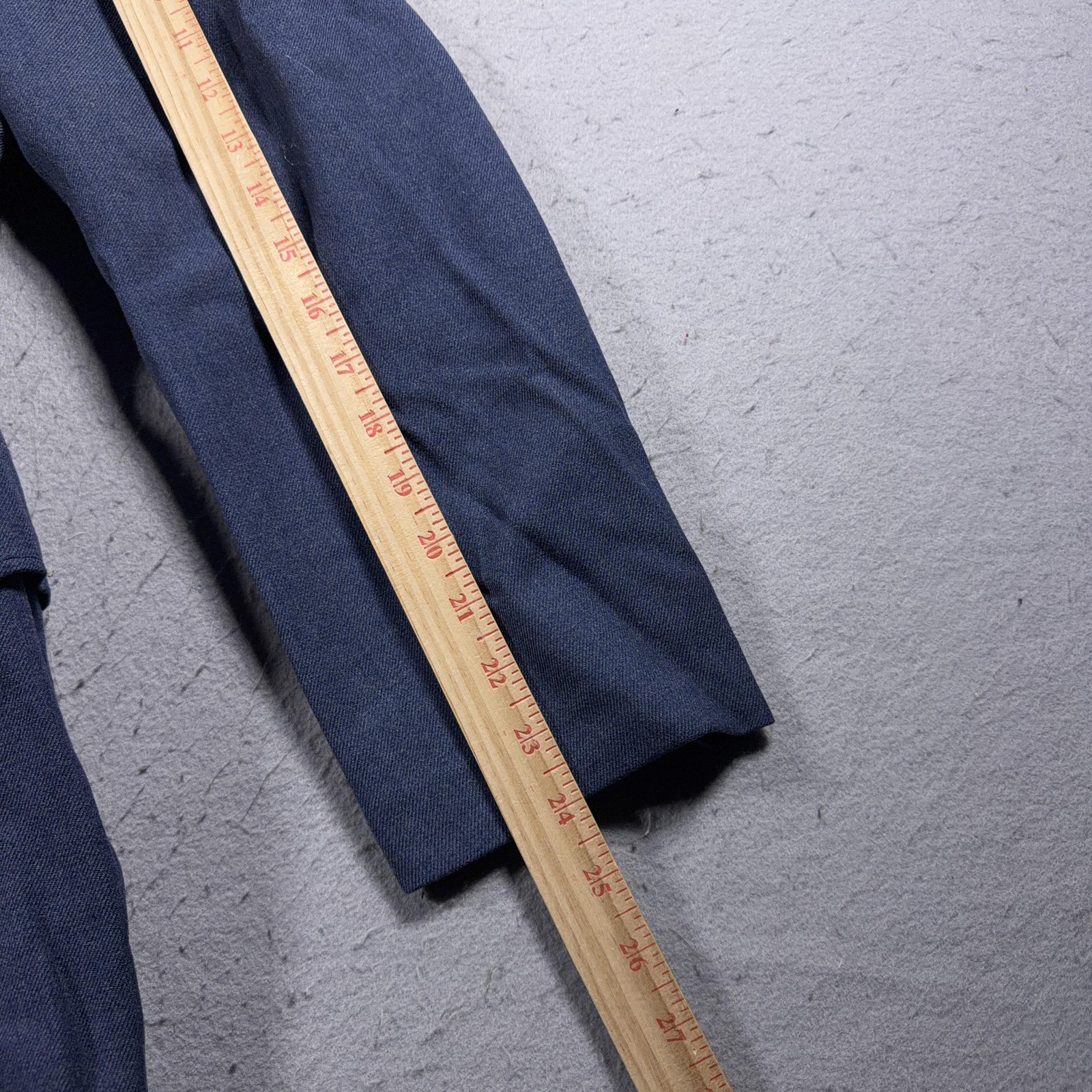 Vintage U.S. Air Force Dress Uniform Jacket 37R Blue Military Service Coat USAF