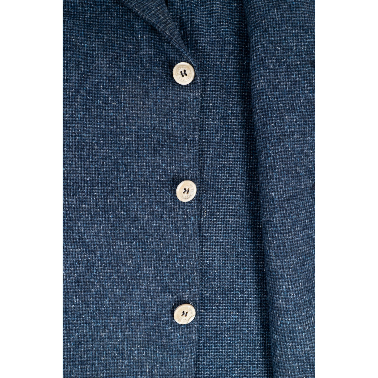 Brunello Cucinelli Mens Blue Silk Wool Cashmere 3 Button Blazer Sport Coat IT 56