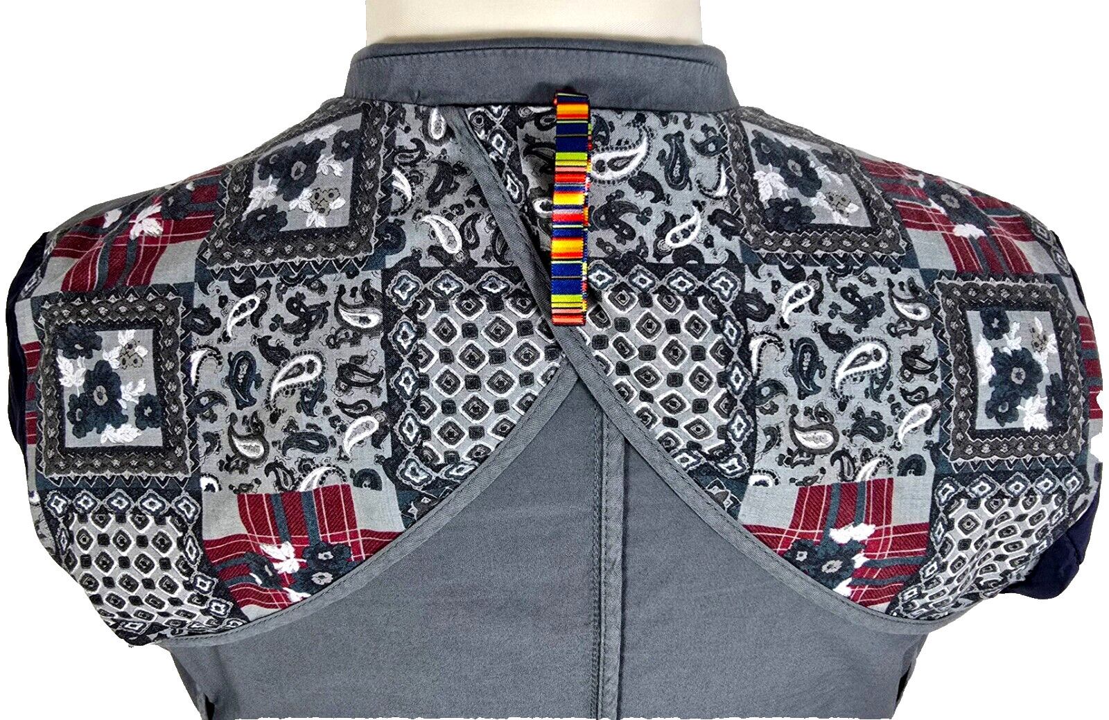 Saraceno Bellagio Cotton Spandex Blazer Sport Coat Blue/Gray 40R US, 50R ITALY