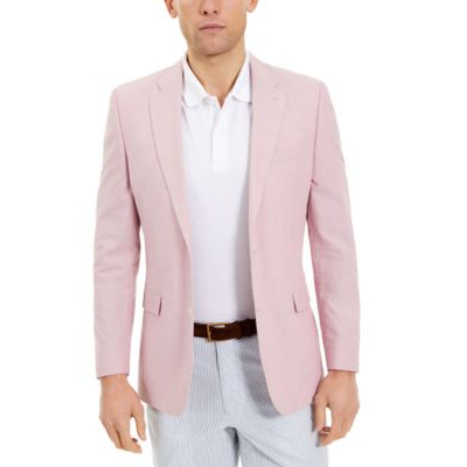 Tommy Hilfiger TH Flex Lannister Light Pink Blazer – 38S (NWT)