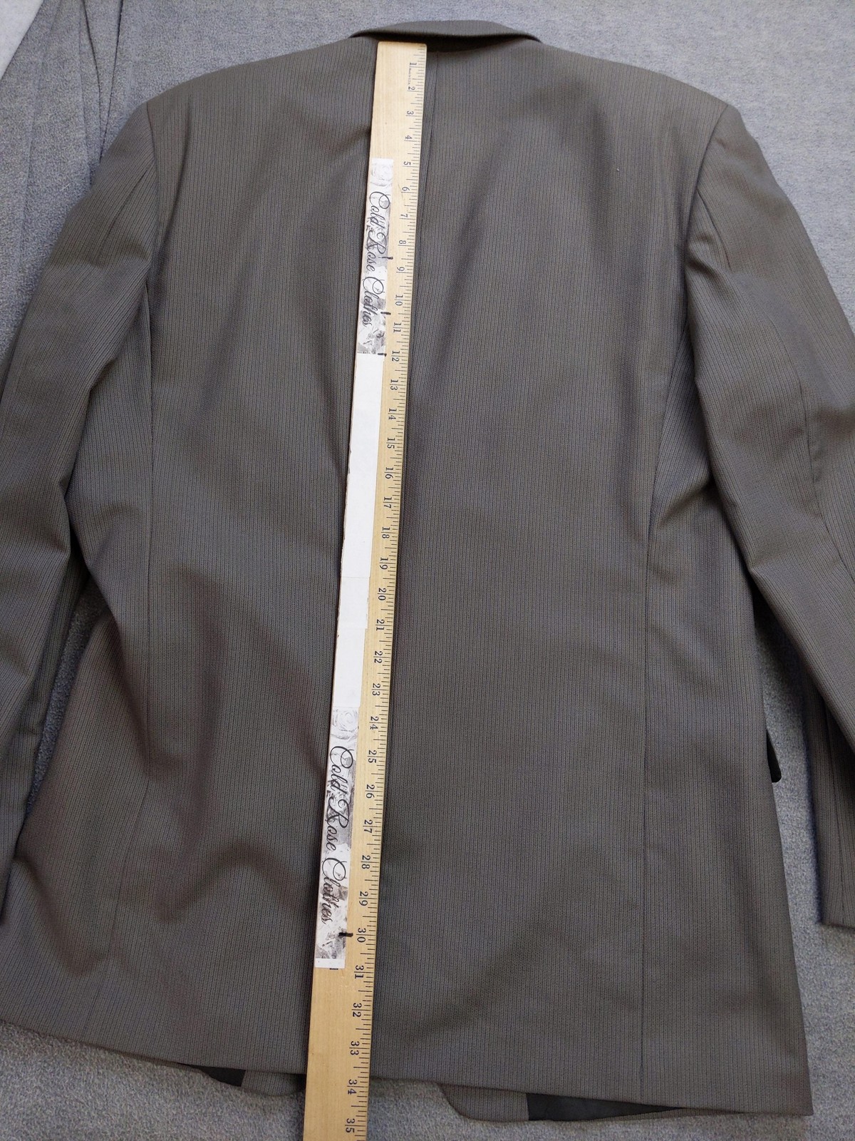 Petrocelli Suit Mens XL44 Gray 100% Wool Two Piece Blazer Pants Classic USA