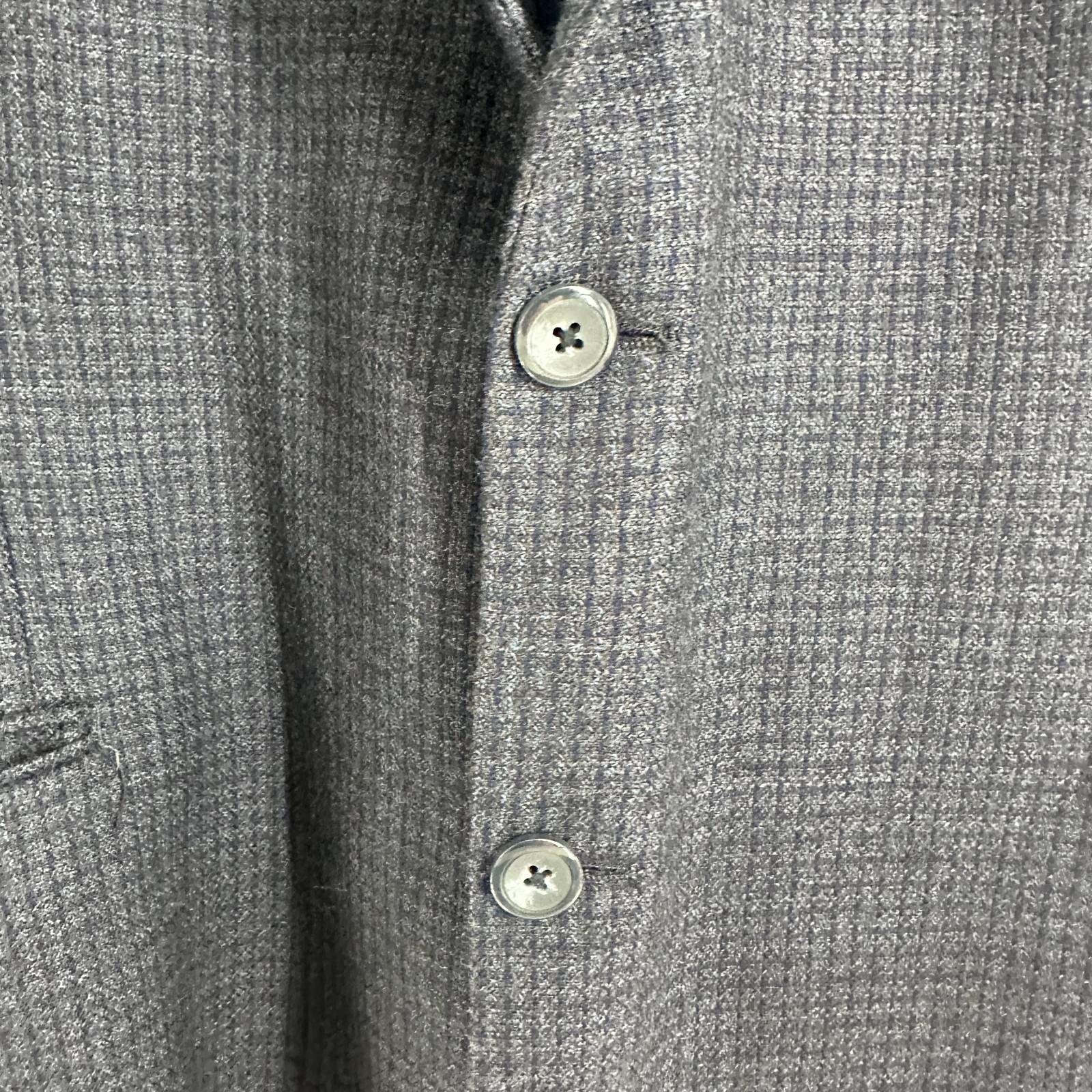 Franco Lotti 2 Button Long Sleeve Classic Jacket Sport Blazer Blue Size 22 × 31