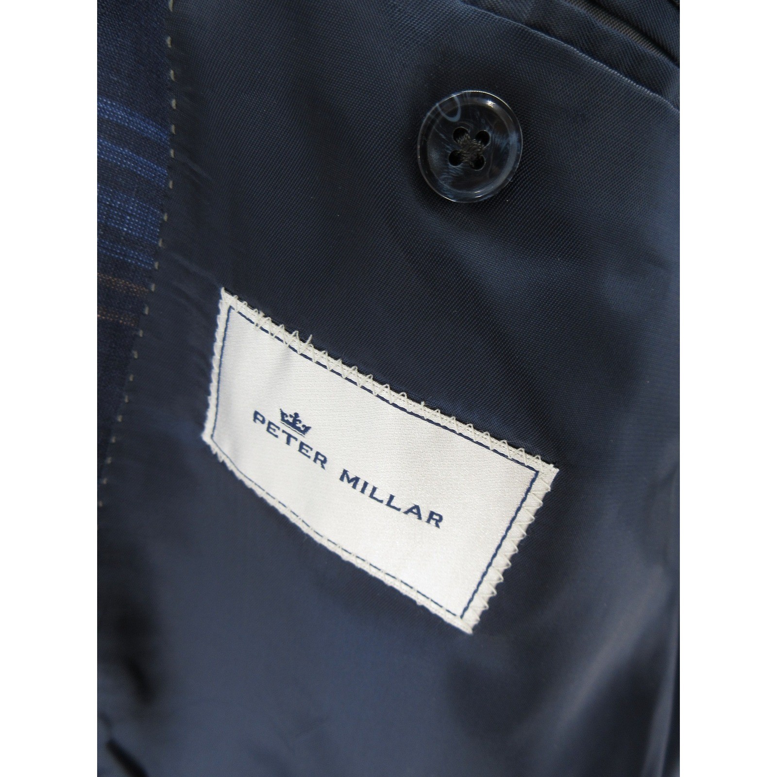 Peter Millar Sport Coat Men 50 Navy Blue Hyperlight Blazer Wool Silk Linen NEW