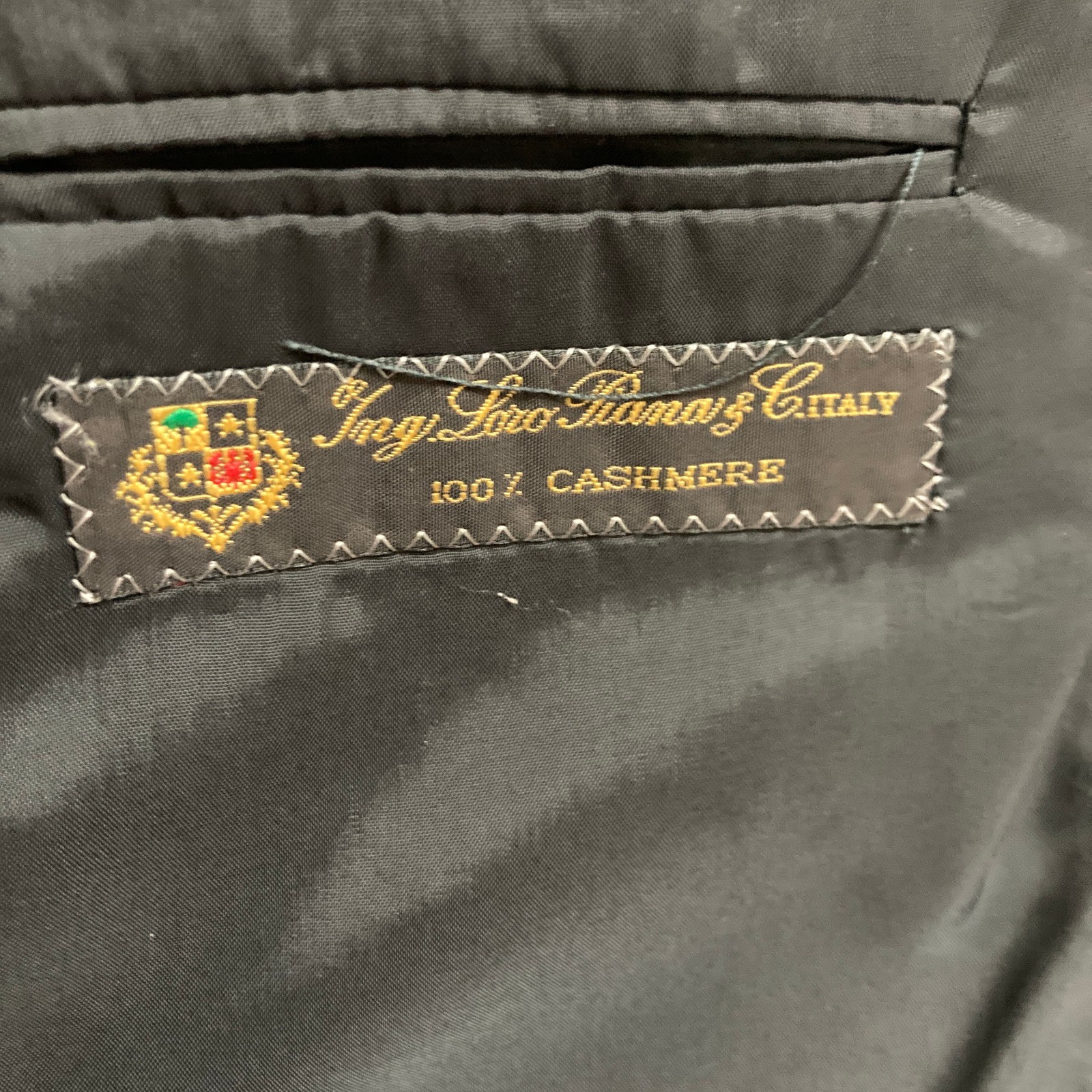 Loro Piana 100% Cashmere Blazer Mens 46R Sport Coat Black Nordstrom Jacket