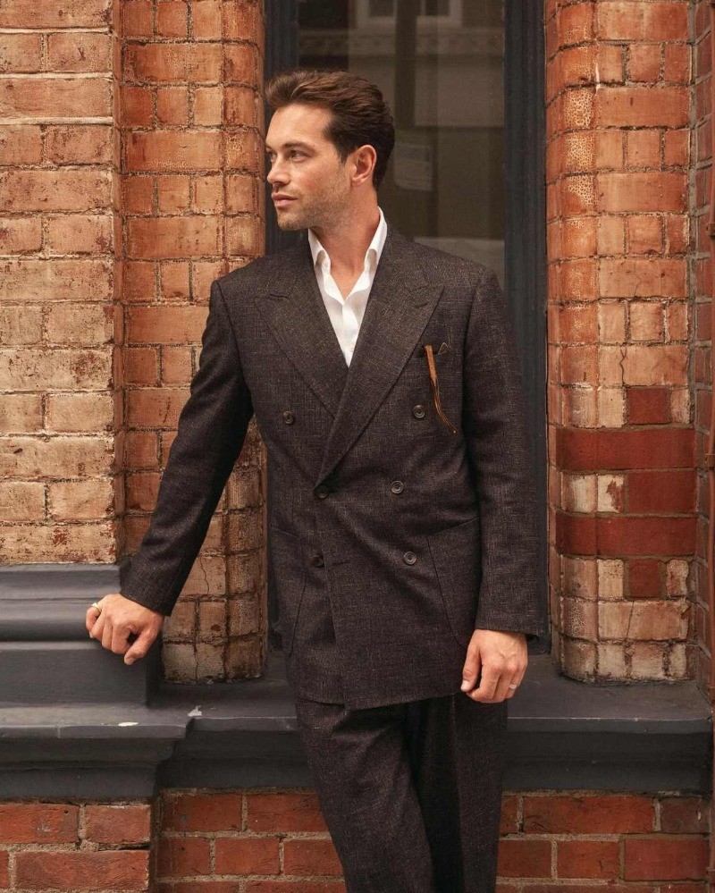 Men’s Summer Linen Jacket Breathable Blazer Office Wedding Business Male’s Suits