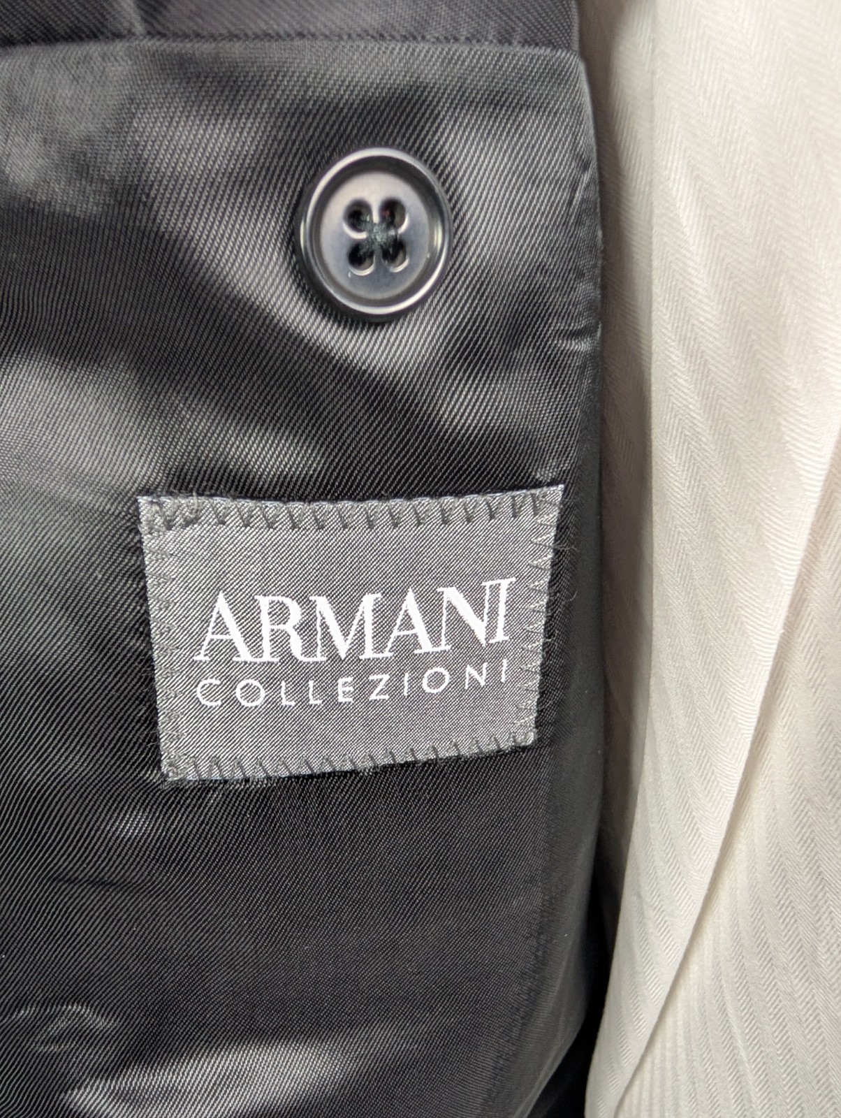 NWT ARMANI COLLEZIONI Sport Coat Black Blue Check Dual Vent Sz 56R IT 46R US
