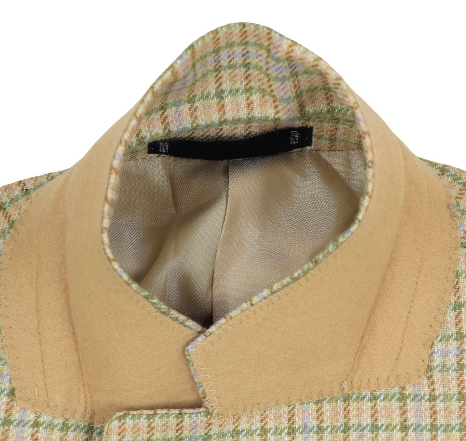 NWT Men’s 44 R Paul Fredrick Houndstooth Lanificio di Pray 100% Silk Sport Coat